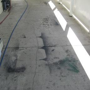 Pressure Washing Oil Stain Removal